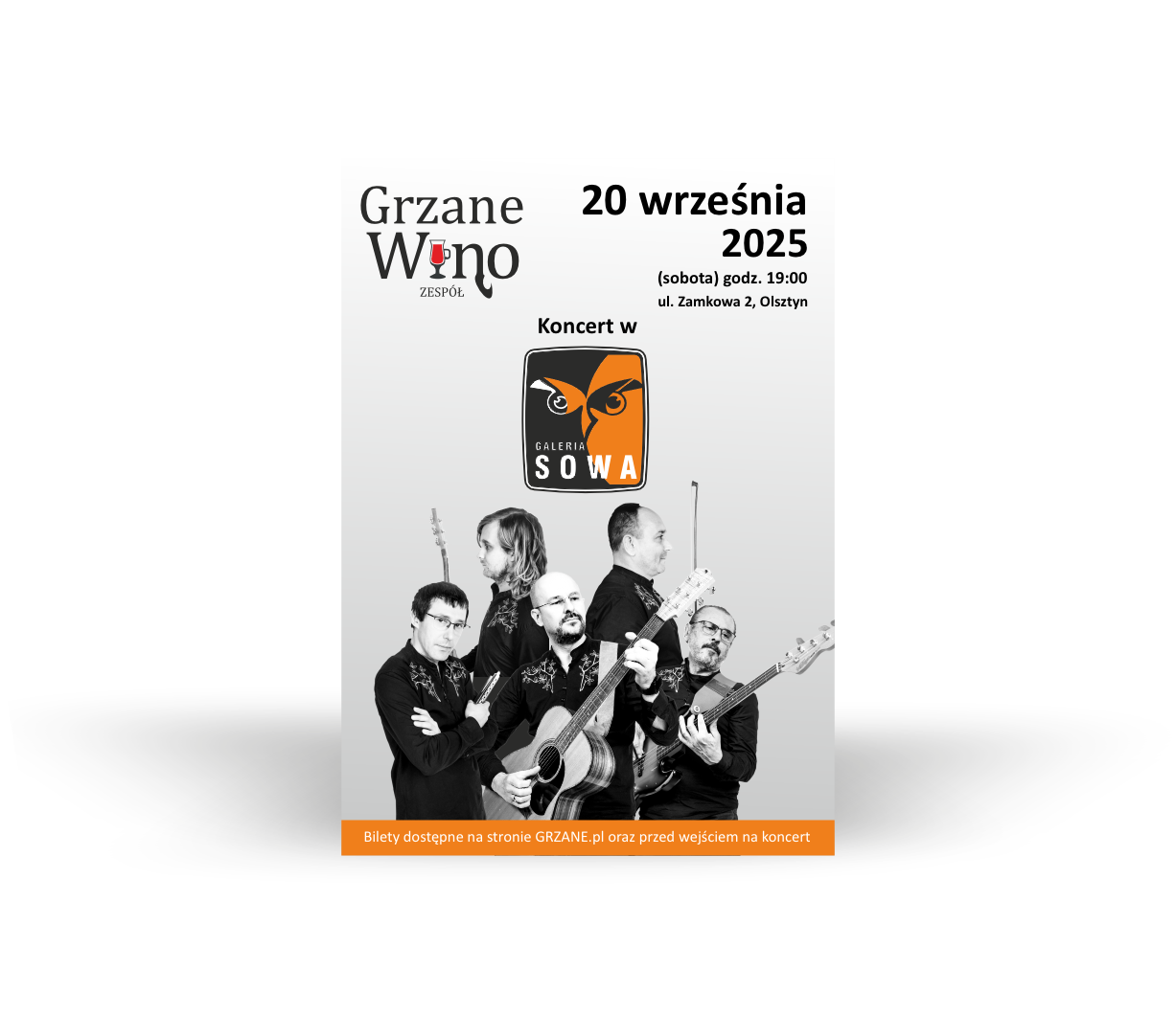 Koncert w Olsztynie - Galeria Sowa - 20.09