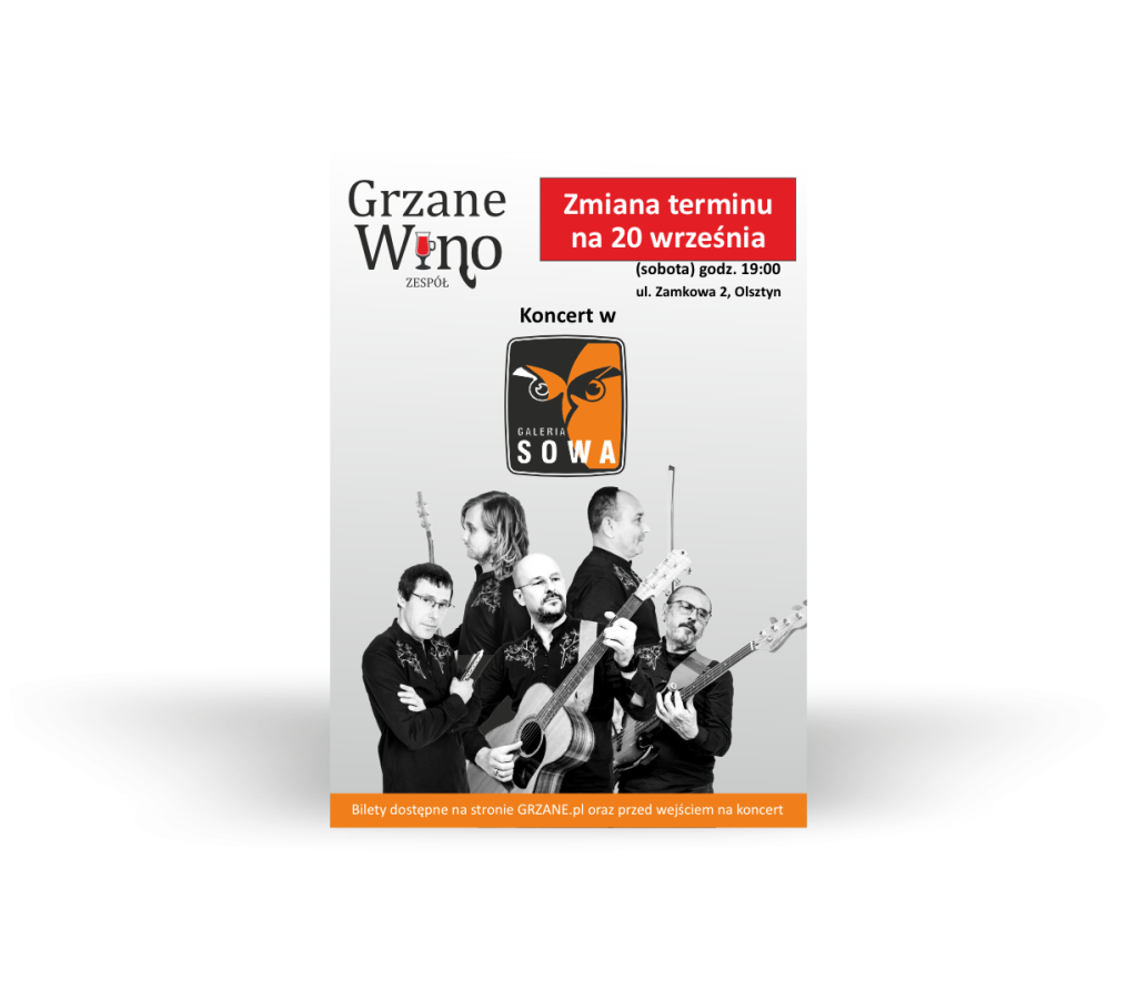 Koncert w Olsztynie  - Galeria Sowa - 20.09
