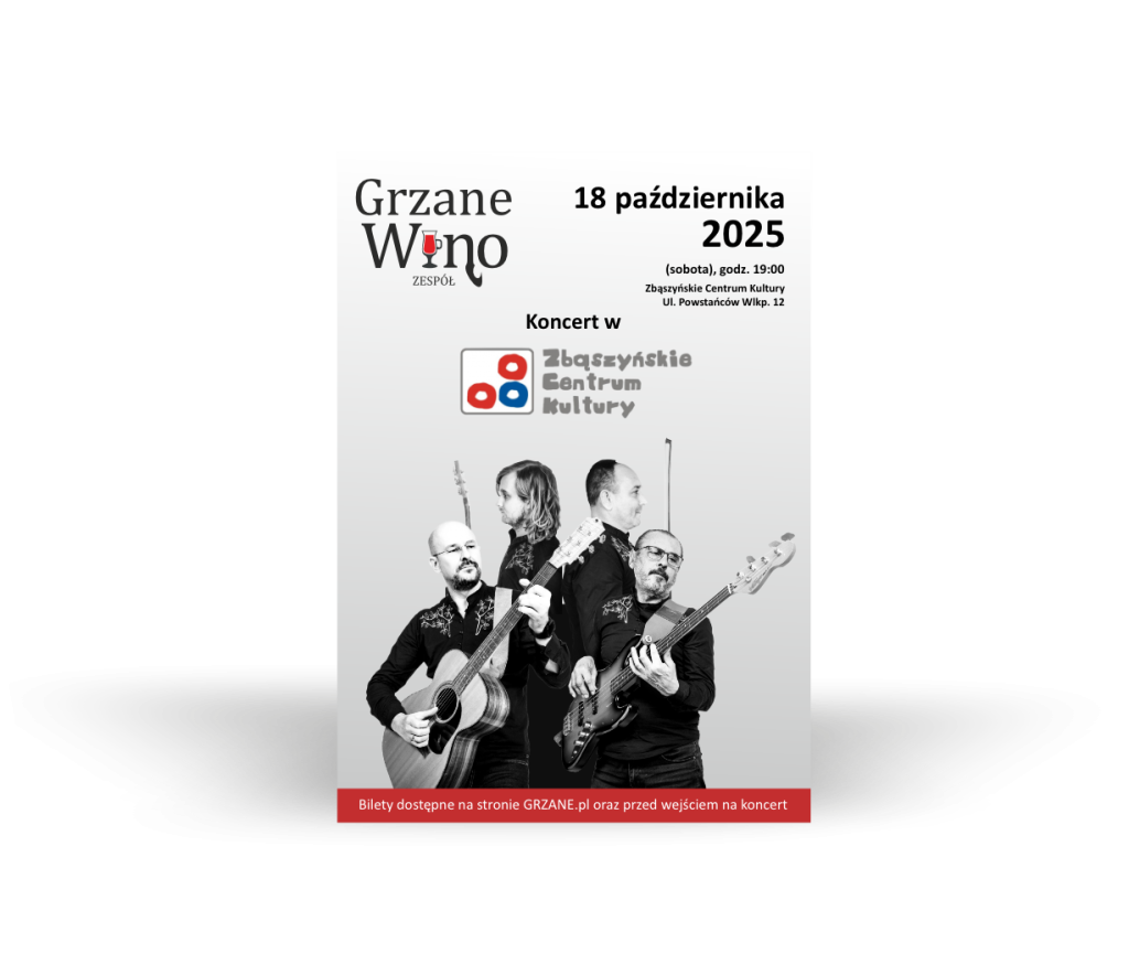 Koncert w Zbąszyniu- Zbąszyńskie Centrum Kultury - 18.10
